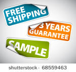 set of rectangle labels with...