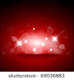 red background with white...