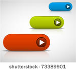 set of empty buttons   red ...