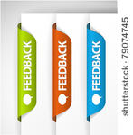 feedback labels   stickers on...