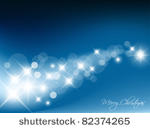 blue abstract christmas...
