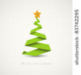 simple vector christmas tree...