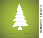 simple vector christmas tree...