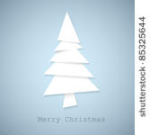 simple vector christmas tree...