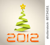 simple vector christmas tree...