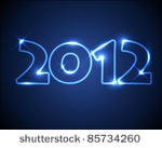 vector new year card 2012 made...