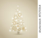 christmas tree made from simple ...