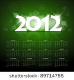 blue calendar for the new year...