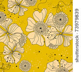 vintage floral seamless pattern