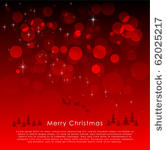 red christmas background vector