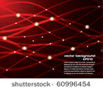 red abstract lines design
