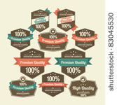 premium quality labels...