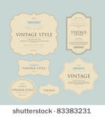 vintage labels