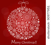merry christmas background with ...
