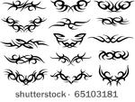 abstract celtic tribal sign