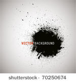 grunge round banner.