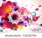 abstract floral spring...