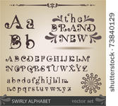 swirly alphabet.