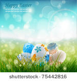beautiful easter background ...