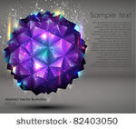 abstract geometric ball...