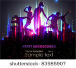 party background. vector...