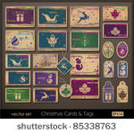 vintage collection of chipboard ...