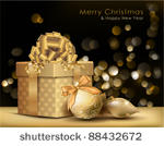 golden christmas background....