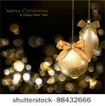 golden christmas lights...