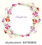 greeting card with bouquet a...