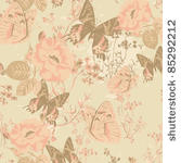 floral seamless pattern ...