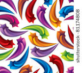 falling stars seamless pattern  ...