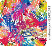 color paints seamless pattern ...