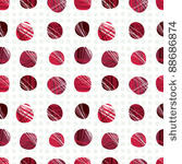 red dots seamless pattern ...