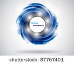 blue abstract card. vector...