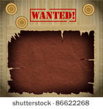 wild west wanted poster on...