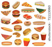 big fast food set