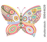 ornamental butterfly with lot...