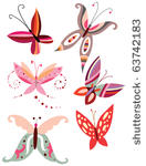 collection of butterflies...