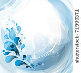 abstract   blue motion...