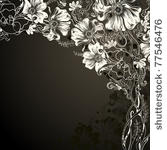 black background with...