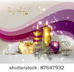 light christmas background with ...
