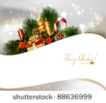 christmas background with...