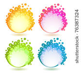background with drops and...
