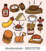 cute cartoon food