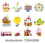 cartoon playground  icon