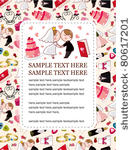 cartoon wedding card