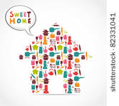 sweet home card