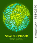 save our planet green eco...