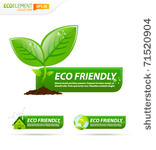 green eco friendly template...