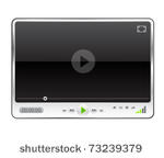 modern minimal media player
